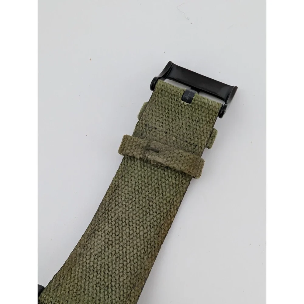 Sprout Corn Resin Case Biodegradable Unisex Watch Green Canvas Band- New Battery